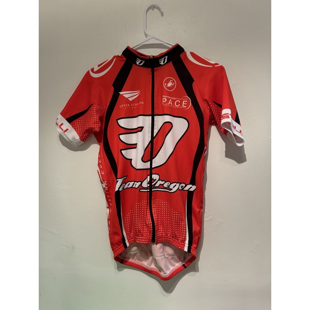 Castelli Cycling Jersey Womens Large Zip Up Biking team Oregon‎